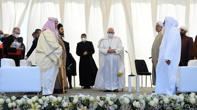 “SUA FRATERNIDADE” O PAPA FRANCISCO NO IRAQUE
