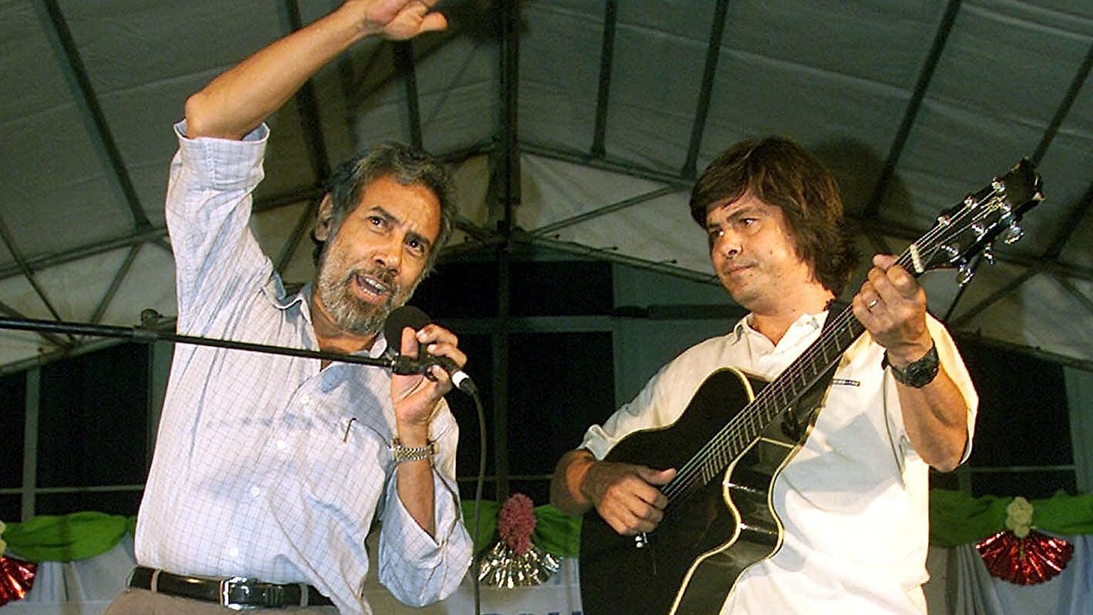 Luís Represas e Xanana Gusmão