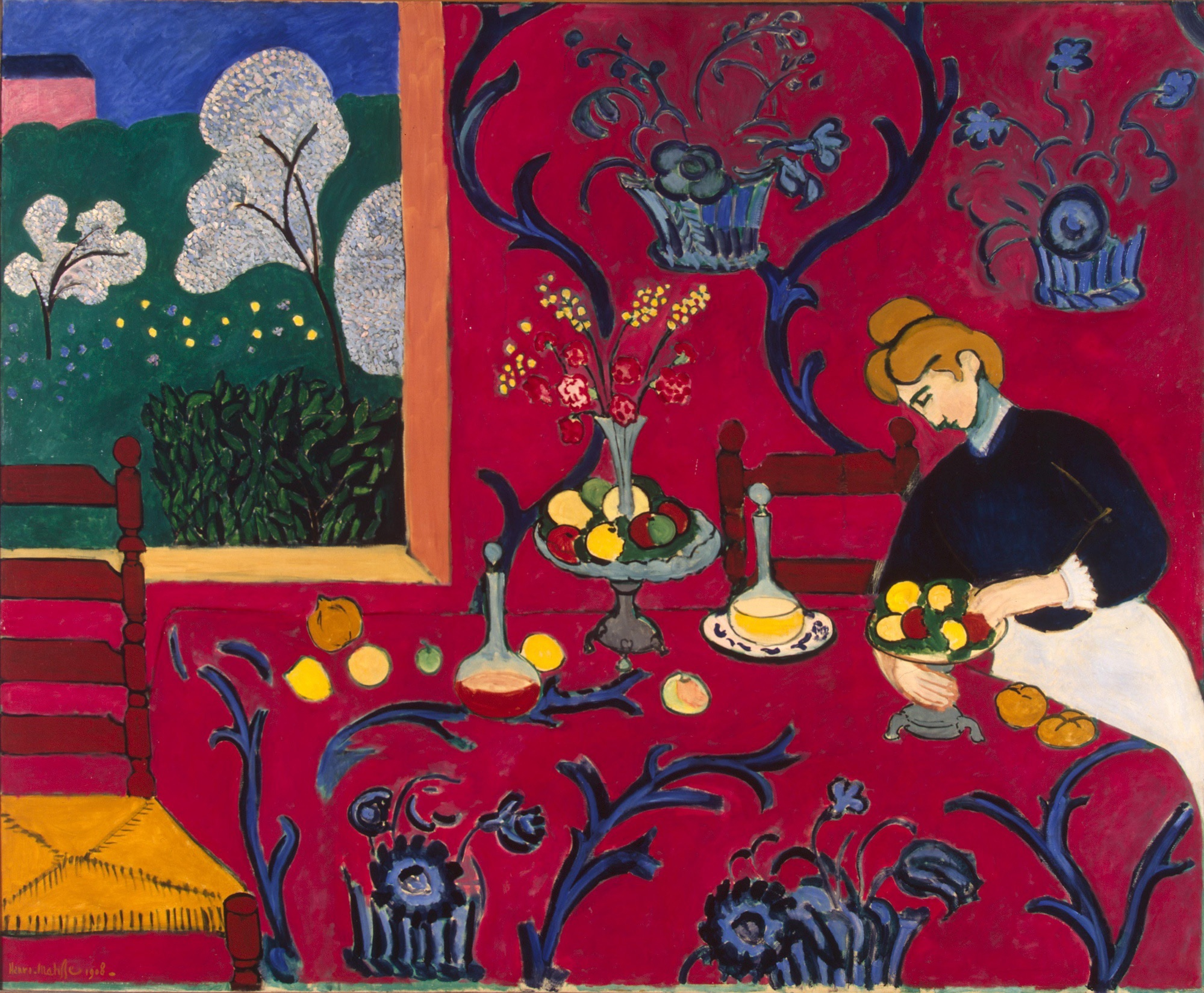 Para Matisse uma pintura contém uma força expansiva